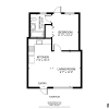 Floor plan: 1/1 Renovated Upstairs