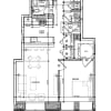 Floor plan: 1 Bed x 1 Bath C-Line (Furnished)
