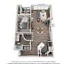 Floor plan: Andover Park 1A6