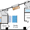 Floor plan: Studio 09 Tier