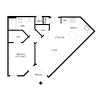 Floor plan: 1B8