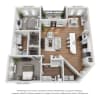 Floor plan: Arbor Hills 2B1
