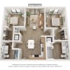 Floor plan: B1B