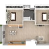 Floor plan: 2X1