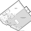 Floor plan: 1 Bed/1 Bath