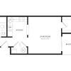 Floor plan: Studio