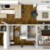 Floor plan: A2 - 1BR 1BA