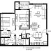 Floor plan: Two Bedroom - D