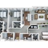 Floor plan: 3BR/3BA - 3.2