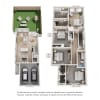 Floor plan: D2B