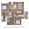 Floor plan: 2B
