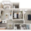 Floor plan: B1 Two Bedroom with Morning Room