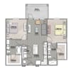 Floor plan: B1-2A