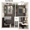 Floor plan: A1-610-E