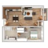 Floor plan: 1 Bedroom, Income Restrictions