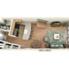 Floor plan: 1 BEDROOM LOFT (A1.5BL)