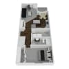 Floor plan: 1 Bedroom / 1 Bathroom