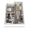 Floor plan: 1B