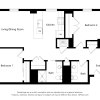 Floor plan: B1.5-1 | 2 Bed/ 1.5 Bath
