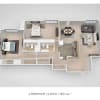 Floor plan: PCH 2 Bdrm - C