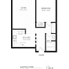 Floor plan: 1 Bedroom