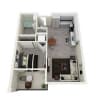 Floor plan: 1x1 F