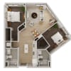 Floor plan: C3