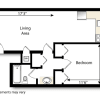 Floor plan: One Bedroom One Bathroom