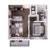 Floor plan: Founders 1A