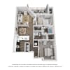Floor plan: Magnolia Renovated B2AR