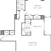 Floor plan: A1-960sq-Tier11
