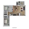 Floor plan: B1 - Ashland Heights