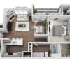Floor plan: Plan A1C