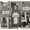 Floor plan: Saguaro Retreat (B1G)