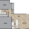 Floor plan: Two Bedroom B