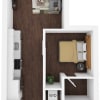 Floor plan: 1 Bed/1 Bath-C1