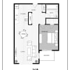 Floor plan: 1x1
