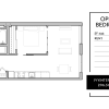 Floor plan: Open One Bedroom 