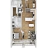Floor plan: B2D