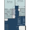 Floor plan: 2Bed/2Bath Up Mkt