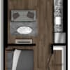 Floor plan: Studio-2E