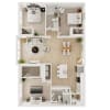 Floor plan: C2