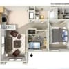 Floor plan: 2 Bedroom