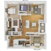 Floor plan: C1