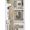Floor plan: 1 Bed - Lake View