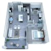 Floor plan: A3 1x1