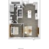 Floor plan: 1X1