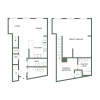 Floor plan: The Clayton Mill Loft (113)