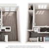 Floor plan: 1 Bed 1.5 Bath Regency