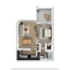 Floor plan: 1x1